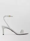Prada Leather Ankle Strap Sandals Open Toe Heel In Multi