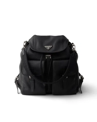 PRADA LEATHER BACKPACK