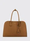 Prada Brown Logo Medium Tote In Brown