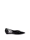 Prada Woman Black Flats In Black  