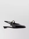 Prada Mary Jane Patent Pointy-toe Slingback Ballerina Flat