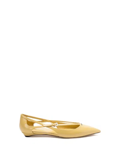 PRADA LEATHER BALLERINAS