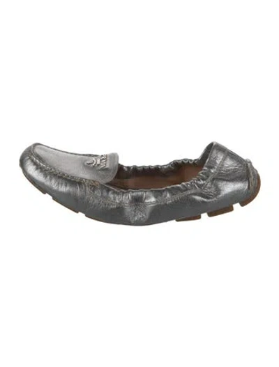 Pre-owned Prada Leather Ballet Flats