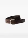 Prada Antiqued Leather Belt