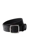 Prada Leather Belt In Black