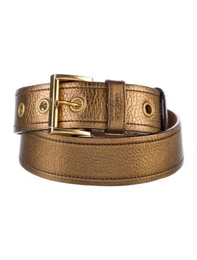 Pre-owned Prada Leather Belt