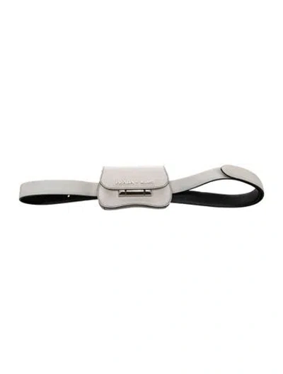 Pre-owned Prada Leather Belt Bag In White