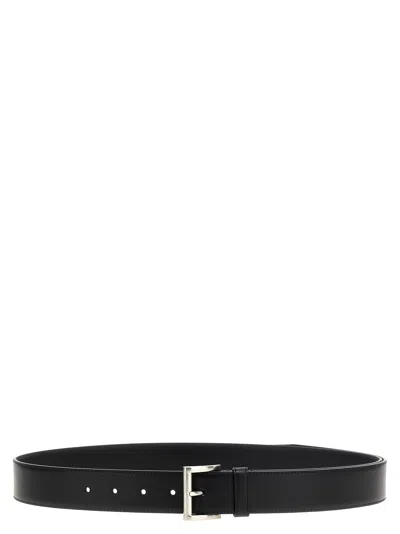 Prada Leather Belt Belts Black