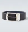 Prada Leather Belt In Black