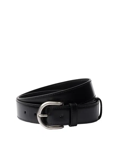 Prada Leather Belt In Black