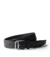 Prada Leather Belt In Black