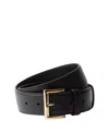 Prada Leather Belt In Black