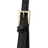 Prada Leather Belt In Black