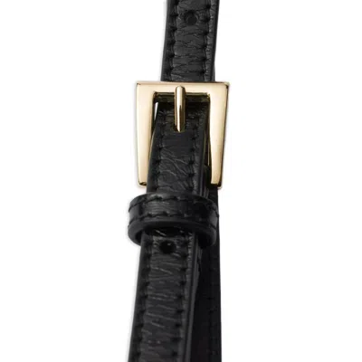 Prada Leather Belt In Black