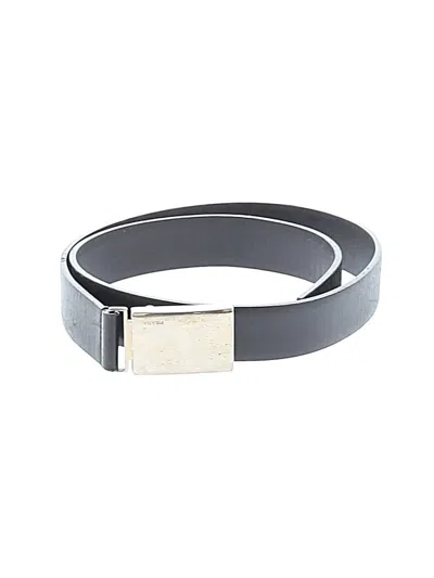 Pre-owned Prada Leather Belt In Black