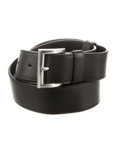 Pre-owned Prada Leather Belt In Black