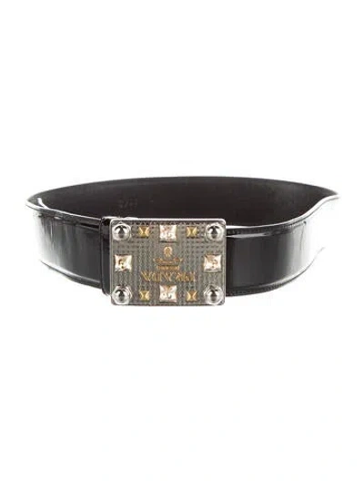 Pre-owned Prada Leather Belt In Black