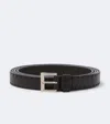 Prada Leather Belt In Black