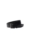 Prada Leather Belt In Black
