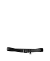 Prada Leather Belt In Black