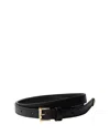 Prada Leather Belt In Black