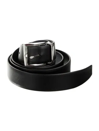 Pre-owned Prada Leather Belt In Blue