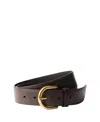 Prada Leather Belt In Brown