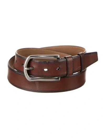 Pre-owned Prada Leather Belt In Brown