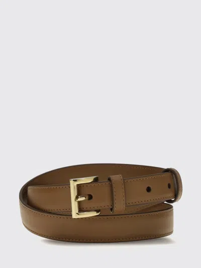 Prada Leather Belt In Brown