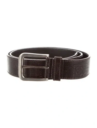 Pre-owned Prada Leather Belt In Brown