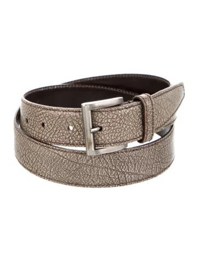Pre-owned Prada Leather Belt In Brown