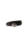 Prada Leather Belt In Brown
