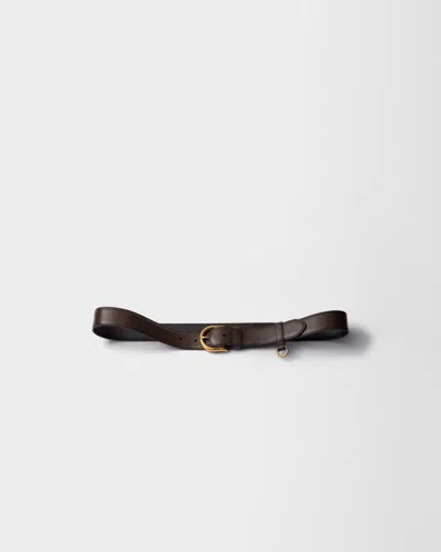 PRADA LEATHER BELT