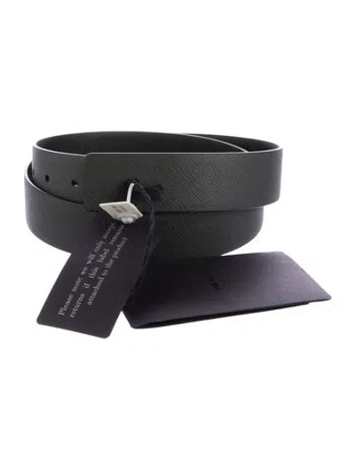Pre-owned Prada Leather Belt Strap In Multi