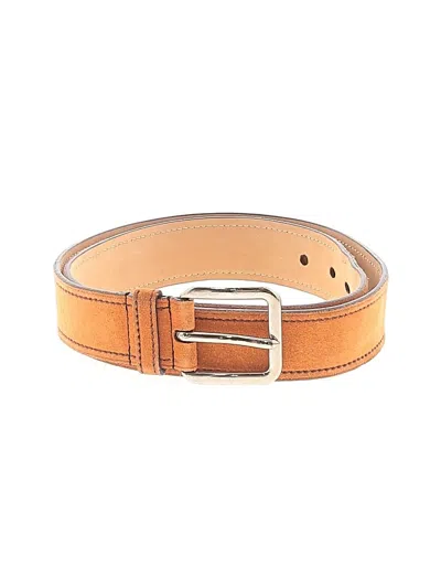 Pre-owned Prada Leather Belt In Tan