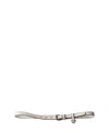 Prada Leather Belt In White