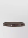 Prada Leather Belt With Adjustable Buckle And Smooth Finish
