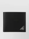 Prada Leather Bifold Wallet Saffiano Texture