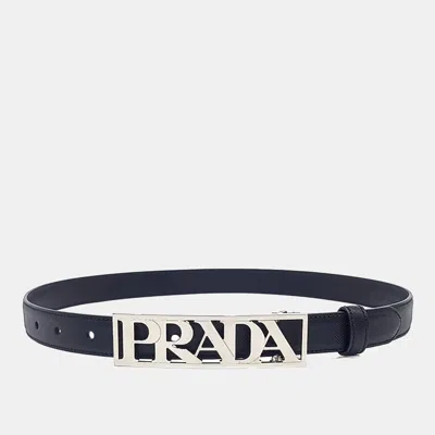 Pre-owned Prada Leather Black Belt