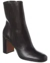 Prada 85 Leather Mid-calf Boots In Black