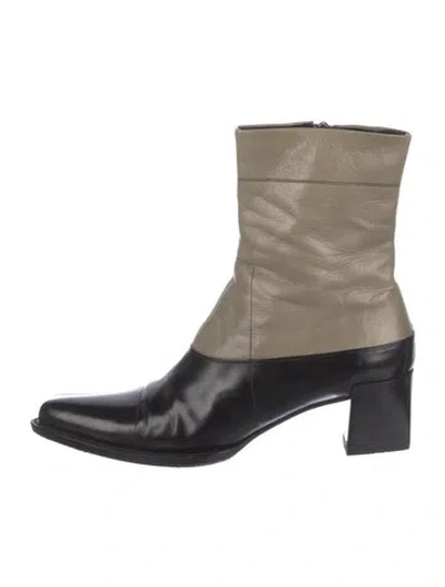Pre-owned Prada Leather Boots
