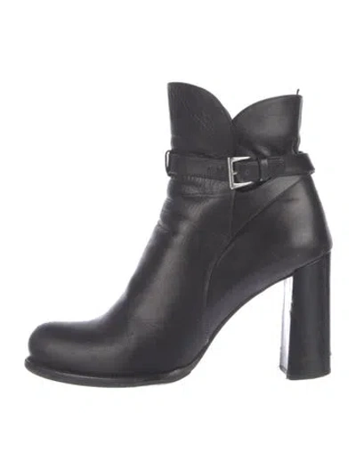 Pre-owned Prada Leather Boots In Black