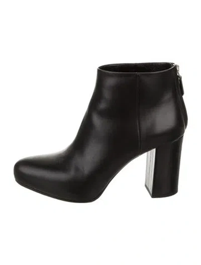 Pre-owned Prada Leather Boots In Black