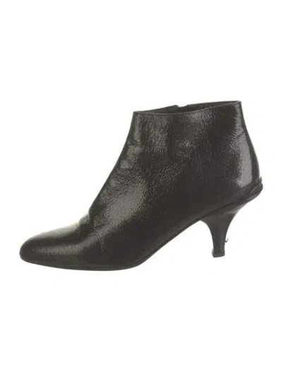 Pre-owned Prada Leather Boots In Black