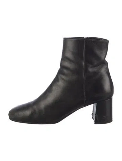 Pre-owned Prada Leather Boots In Black