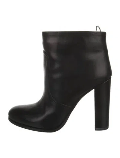 Pre-owned Prada Leather Boots In Black