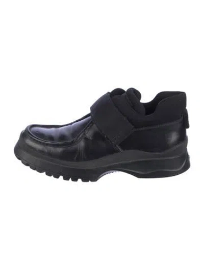 Pre-owned Prada Leather Boots In Black