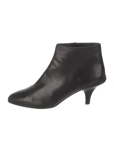 Pre-owned Prada Leather Boots In Black