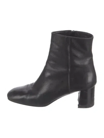 Pre-owned Prada Leather Boots In Black