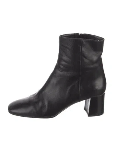 Pre-owned Prada Leather Boots In Black
